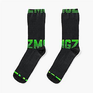 Morgz Green Galaxy Logo, Team Morgz, MGZ Merch, Socks