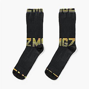 Morgz Gold Galaxy Logo, Team Morgz, MGZ Merch, Socks