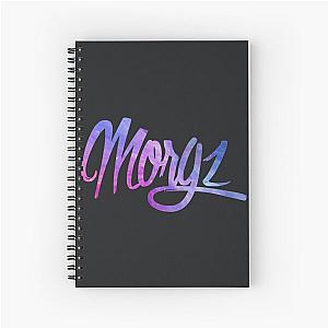 Morgz Galaxy Logo, Team Morgz, Morgz Merch Spiral Notebook