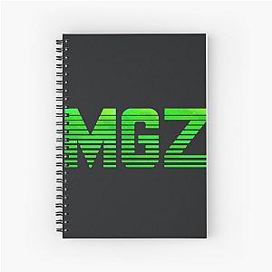 Morgz Green Galaxy Logo, Team Morgz, MGZ Merch, Spiral Notebook