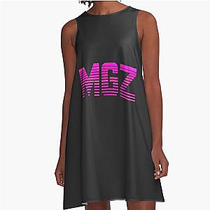 PINK Morgz Galaxy Logo, Team Morgz, MGZ Merch, A-Line Dress