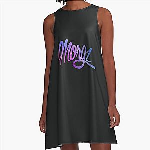 Youth Morgz Galaxy Logo, Team Morgz, Morgz Merch A-Line Dress