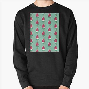 Moriah Elizabeth_s Watermelon Squishy with Background Graphic  Pullover Sweatshirt RB1008