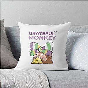 Moriah Elizabeth Merch Grateful Monkey Throw Pillow RB1008