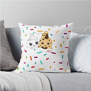 Moriah elizabeth charcters-sticks Sticker Throw Pillow RB1008