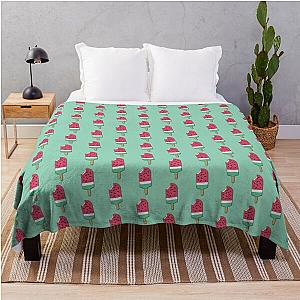 Moriah Elizabeth's Watermelon Squishy with Background Throw Blanket RB1008