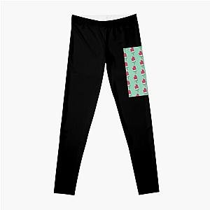 Moriah Elizabeth_s Watermelon Squishy with Background Graphic  Leggings RB1008