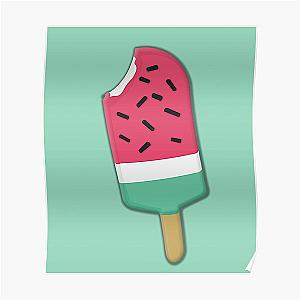 Moriah Elizabeth's Watermelon Squishy with Background Poster RB1008