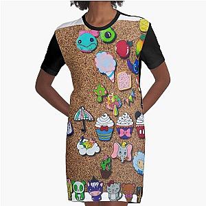 Cute Moriah Elizabeth characters designs 2 Graphic T-Shirt Dress