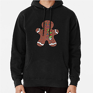 Xmas Gingerbread Man Elizabeth Moriah Makovers Pullover Hoodie