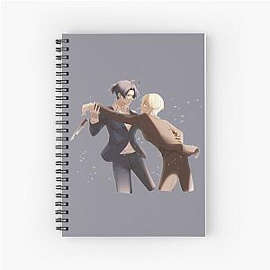 Sherlock Holmes and William James Moriarty -- Moriarty the Patriot Spiral Notebook