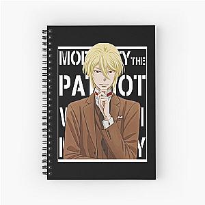 Moriarty the Patriot - William James Moriarty - Background Text(White) Spiral Notebook