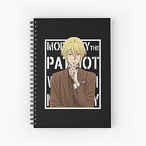 Moriarty the Patriot - William James Moriarty - Background Text(White)  Spiral Notebook