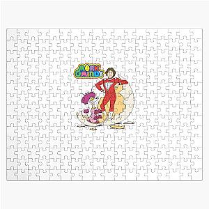Mork and Mindy Cartoon T-Shirt Jigsaw Puzzle