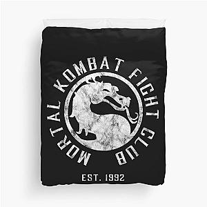 Mortal Kombat Fight Club - Mortal Kombat 11 - Distressed White Logo Duvet Cover