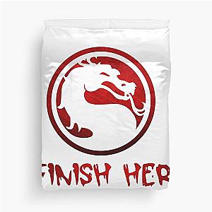 Finish Her - Mortal Kombat Duvet Cover