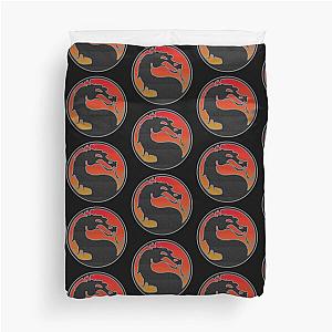 Mortal Kombat Logo Patch - Mortal Kombat 11 Embroidered Patch Style Duvet Cover