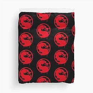 Mortal Kombat Splatter Grafitti Emblem - Mortal Kombat 11 Logo Duvet Cover