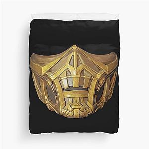 Scorpion Mortal Kombat Mask Duvet Cover