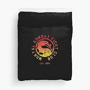 Mortal Kombat Fight Club  Mortal Kombat 11  Distressed Color Logo Duvet Cover