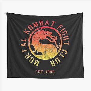 Mortal Kombat Fight Club - Mortal Kombat 11 - Distressed Color Logo Tapestry