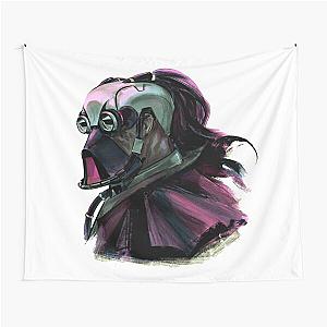 Mortal Kombat Kabal Minimal Art Tapestry