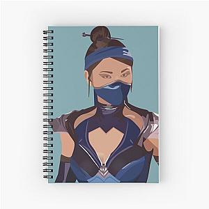 Kitana art Mortal Kombat Spiral Notebook