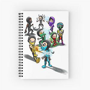 Mortal Kombat Ninja Spiral Notebook