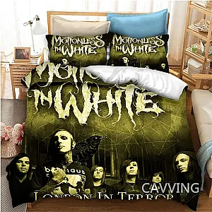 Motionless in White Bedding Set - Edgy Bedroom Vibes with Motionless in White 3D Bedding