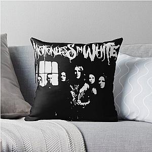 M.I.W motionless 12 in white Throw Pillow RB3010