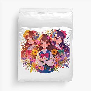 See a Girlflower Love - Motley Crue efisien -  Duvet Cover