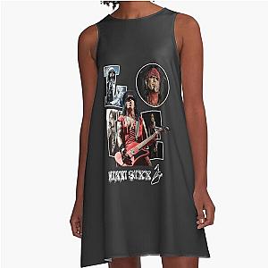 Love motley crue níkkí síxx signature A-Line Dress