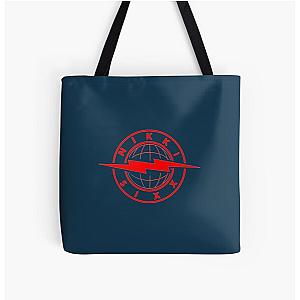 red logo rock nikki sixx best selling music motley crue and sixx am All Over Print Tote Bag