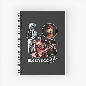 Love motley crue níkkí síxx signature Spiral Notebook