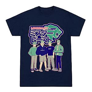 Mr Beast T-shirts - Mr Beast Friends Anime Squad Classic T-shirt