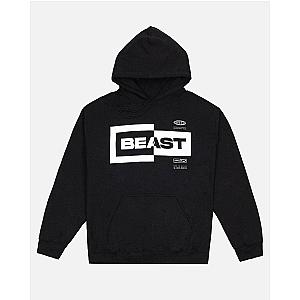Mr Beast Hoodies - Beast Inverted Box Logo Pullover Hoodie