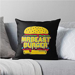 Mr Beast Pillows - Beast Burger Good Throw Pillow