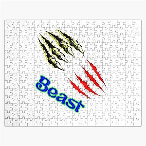 Logo beast,fanny beast Tiger tiger Jigsaw Puzzle RB1409