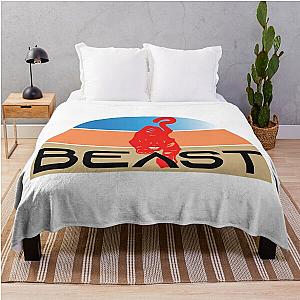 logo beast Vintage beast t-shirts Throw Blanket RB1409