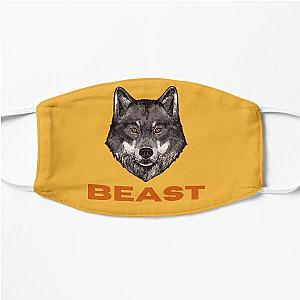 Copy of logo beast fanny beast black Flat Mask RB1409