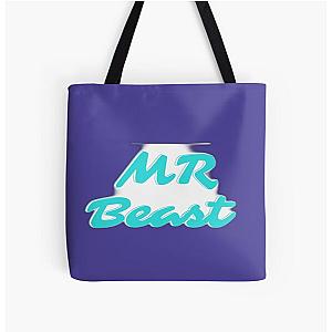 MrBeast Clothing and Accessories Collection All Over Print Tote Bag RB1409