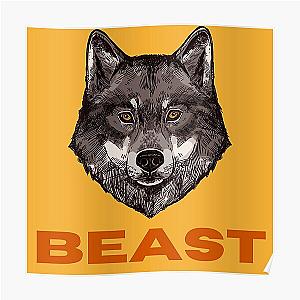 Copy of logo beast fanny beast black Poster RB1409