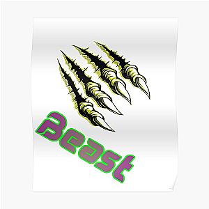 Logo beast,fanny beast Tiger tiger Poster RB1409