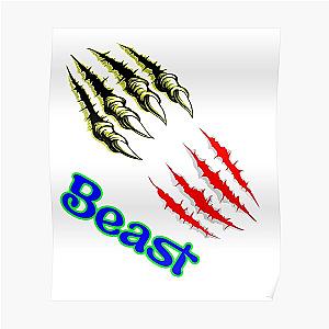 Logo beast,fanny beast Tiger tiger Poster RB1409