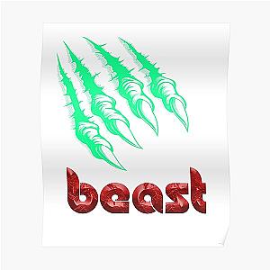 Logo beast,fanny beast Tiger tiger Poster RB1409