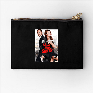 Married. Armed. Dangerous. Mr And Mrs Smith Zipper Pouches