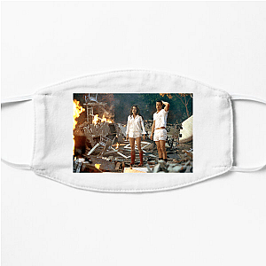 Love. Lies. Explosions. Mr And Mrs Smith Face Masks