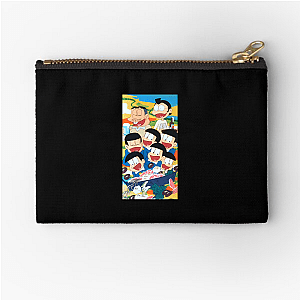 Mr. Osomatsu Iconic Slapstick Mr. Osomatsu Zipper Pouches