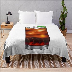Running on Ms. Rachel and Little Miss Dunkin' Iced Coffee all year long throw blanket