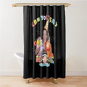 Can You Say Two Boys Ms Rachel Birthday Shirt Ms Rachel Boys Birthday Shower Curtain